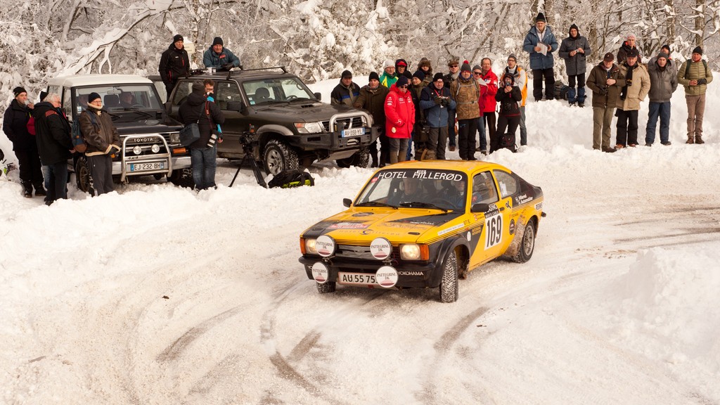 Per Vilslev og Erik Andersen forcerer sneen i Rallye Monte Carlo Historique 2019
(Foto: Viggo Johansen, rallypics.dk)